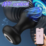 Plug Anal Vibratório com Controle por Aplicativo à Distância - 9 Funções em Silicone Macio - Imagem 6