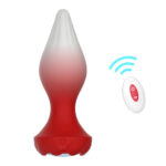 Plug Anal Vibratório e Giratório com Controle Remoto e LED - Silicone 20 Modos - Imagem 18