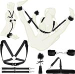 Kit de Bondage Sexual 7 em 1 - Conjunto Completo de Algemas e Acessórios - Imagem 6