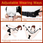 Kit de Bondage Sexual 7 em 1 - Conjunto Completo de Algemas e Acessórios - Imagem 10