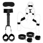 Kit BDSM Algemas de Pulso e Coxa - Conjunto de Restrição para Bondage - Imagem 3