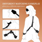 Kit BDSM Algemas de Pulso e Coxa - Conjunto de Restrição para Bondage - Imagem 15