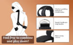 Kit BDSM Algemas de Pulso e Coxa - Conjunto de Restrição para Bondage - Imagem 19