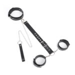 Kit Bondage de Imobilização com Corrente de Tração - Coleira e Algemas - Imagem 7