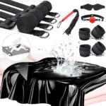 Kit Bondage para Cama com Lençol Impermeável e Sistema de Restrição - Imagem 3