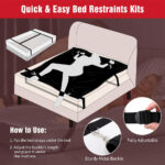 Kit Bondage para Cama com Lençol Impermeável e Sistema de Restrição - Imagem 11