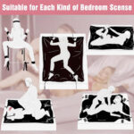 Kit Bondage para Cama com Lençol Impermeável e Sistema de Restrição - Imagem 12