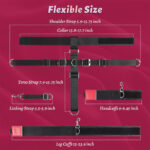 Conjunto de Bondage Profissional 8 em 1 - Kit de Imobilização Total Ajustável - Imagem 16