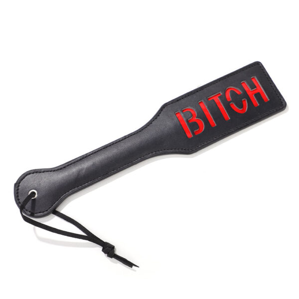 Palmatória de Mão BITCH Fetiche - Acessório de Dominação em Couro