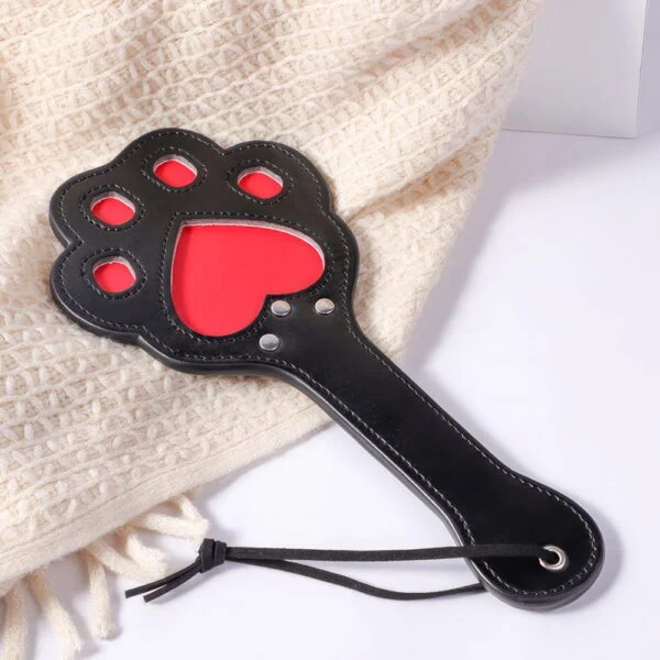 Palmatória de Mão Pata de Gato com Alça - Palmatória para Jogos de Dominação