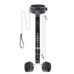 Conjunto de Bondage e Fetiche com Corrente de Tração - Kit de Algemas e Coleira Ajustável - Imagem 3