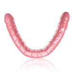 Pênis Dildo Duplo 43x4cm formato realístico com glande e texturas - Imagem 7