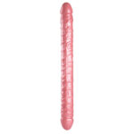 Pênis Dildo Duplo 43x4cm formato realístico com glande e texturas - Imagem 9