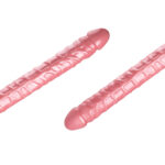 Pênis Dildo Duplo 43x4cm formato realístico com glande e texturas - Imagem 6
