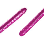 Pênis Dildo Duplo 43x4cm formato realístico com glande e texturas - Imagem 10