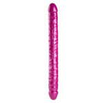Pênis Dildo Duplo 43x4cm formato realístico com glande e texturas - Imagem 5