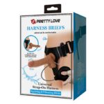 Kit Cinta Peniana Vibratória com Dildo Pênis Spray e Estimulação - 20cm - Imagem 9