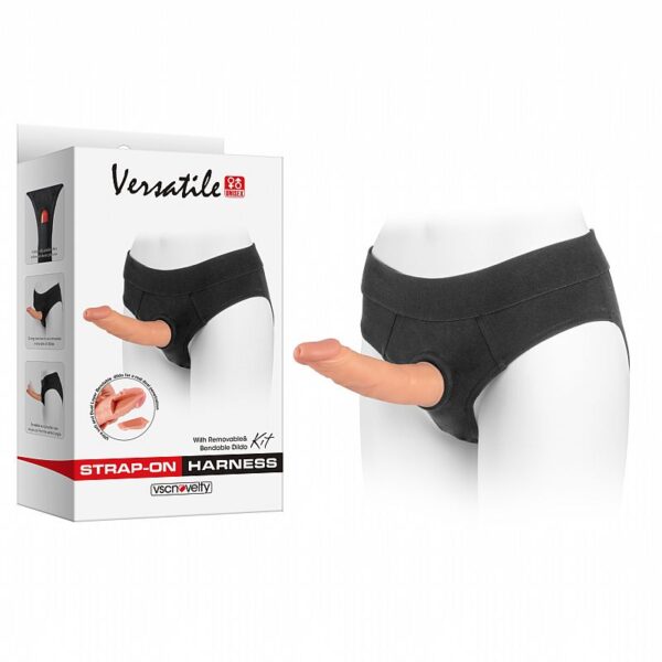 Cinta Peniana Formato Cueca com Pênis Acoplado - Elastano Premium