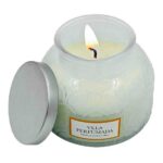 Vela decorativa aromática com tampa GiftHome 7,5x9cm em parafina com suporte