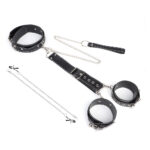 Conjunto de Bondage e Fetiche com Corrente de Tração - Kit de Algemas e Coleira Ajustável - Imagem 14