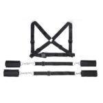 Conjunto de Restrição Corporal Bondage - Harness com Algemas de Membros Inferiores - Imagem 13