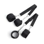 Conjunto de Restrição Corporal Bondage - Harness com Algemas de Membros Inferiores - Imagem 14