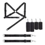 Conjunto de Restrição Corporal Bondage - Harness com Algemas de Membros Inferiores - Imagem 16