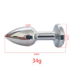 Plug Anal Anatômico de Metal - Tamanho PP (Ideal para Iniciantes) - Imagem 41