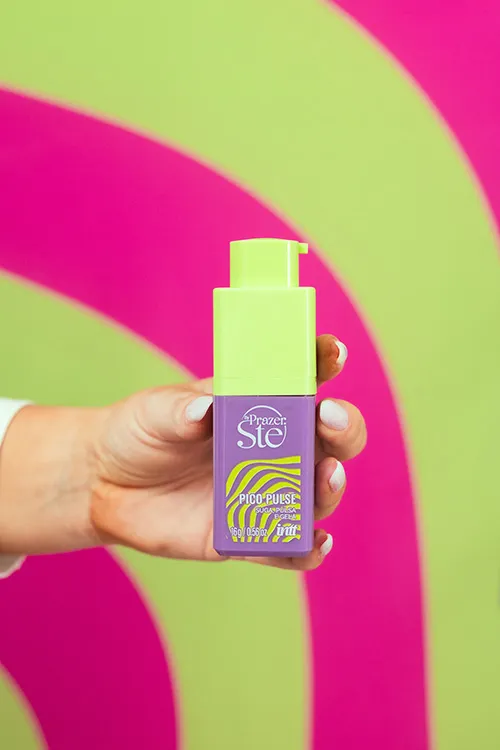 Pico Pulse INTT Uva Verde frasco dispensador em detalhe