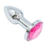 Plug Anal Anatômico de Metal - Design Cônico para Iniciantes (Tamanho Mini) - Imagem 3
