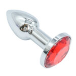 Plug Anal Anatômico de Metal - Design Cônico para Iniciantes (Tamanho Mini) - Imagem 7