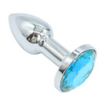 Plug Anal Anatômico de Metal - Design Cônico para Iniciantes (Tamanho Mini) - Imagem 2