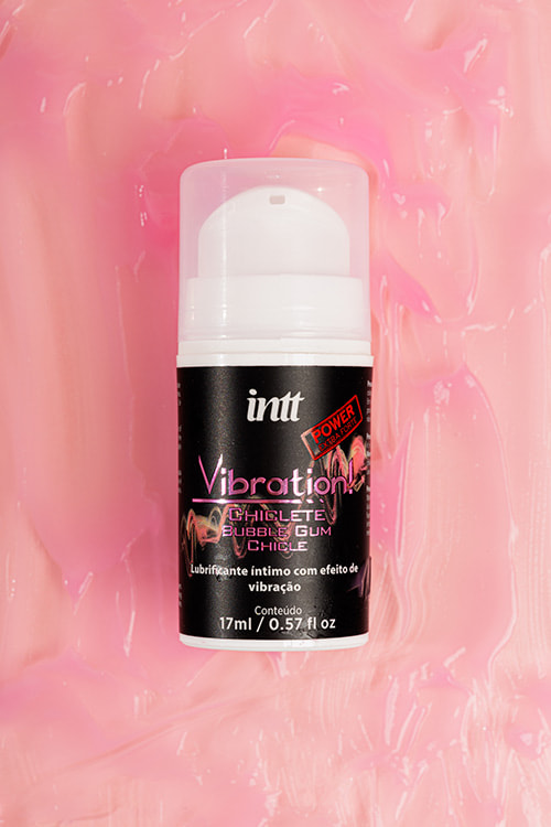 Vibrador Líquido Beijável Vibration Power Chiclete 17ml Intt