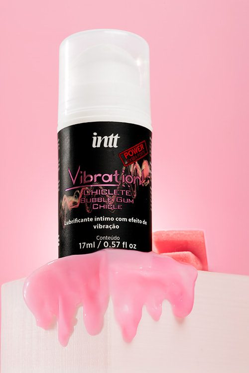 Vibrador Líquido Beijável Chiclete efeito sensorial