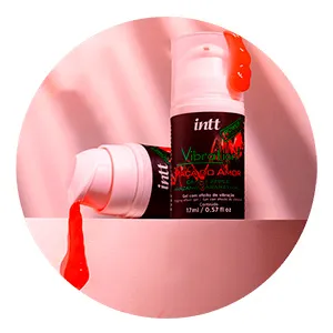 Vibration de morango vibrador liquido da marca intt