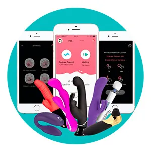 Vibrador controlado por aplicativo no celular