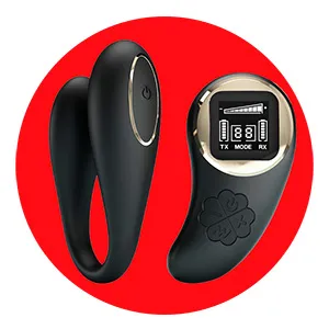 Vibrador com controle remoto sem fio