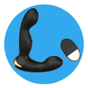 Vibrador de próstata anal masculino