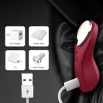 Vibrador de calcinha em silicone aveludado com 9 modos de vibração, controle remoto sem fio - S-hande Bell rct - Imagem 10