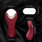 Vibrador de calcinha em silicone aveludado com 9 modos de vibração, controle remoto sem fio - S-hande Bell rct - Imagem 9