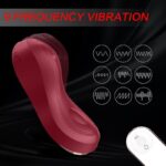 Vibrador de calcinha em silicone aveludado com 9 modos de vibração, controle remoto sem fio - S-hande Bell rct - Imagem 8