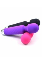 Vibrador Varinha Mágica Stacy 4 Recarregável 20 modos de vibração - 20,3x4,3cm - Imagem 2