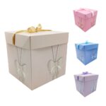 Caixa de presente em Cuiabá 15x15cm com laço pronto para perfumes e kits premium