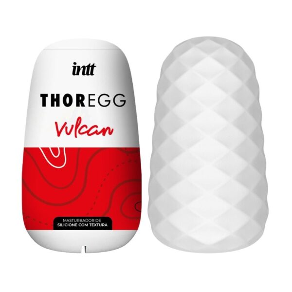 Masturbador Masculino Thor Egg Vulcan INTT em TPE resistente