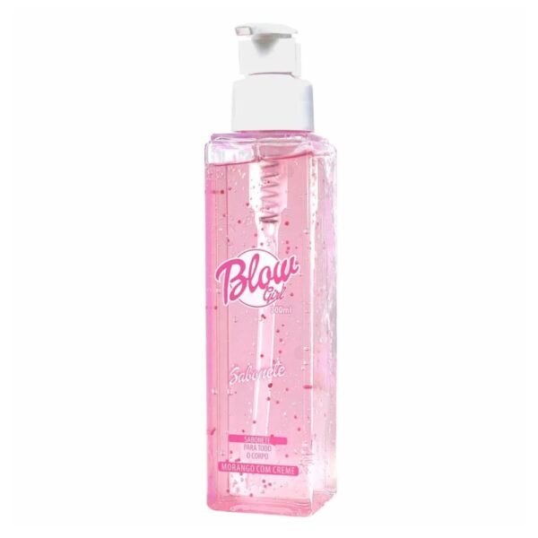 Sabonete Líquido Blow Girl Corporal Morango com Creme 200ml Hot Flowers