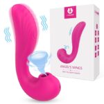 Silicone macio, à prova d'água e recarregável. O Vibrador de Ponto G com Efeito Dedilhar S-Hande Angel.S leva o casal a um novo nível.