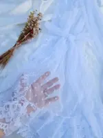 Robe Branco de Tule Transparente com Estampa de Coração Catiuscia - Imagem 3