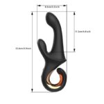 Vibrador de Ponto G e Clitóris Dupla Estimulação em Silicone 10 Modos USB - Imagem 7
