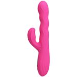 Vibrador de Ponto G e Clitóris Winters Pretty Love com Movimento Ondulações Display LED USB - Imagem 3