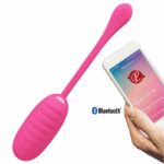 Vibrador cápsula Kirk Pretty Love em silicone macio com controle por aplicativo Bluetooth 12 modos recarregável USB